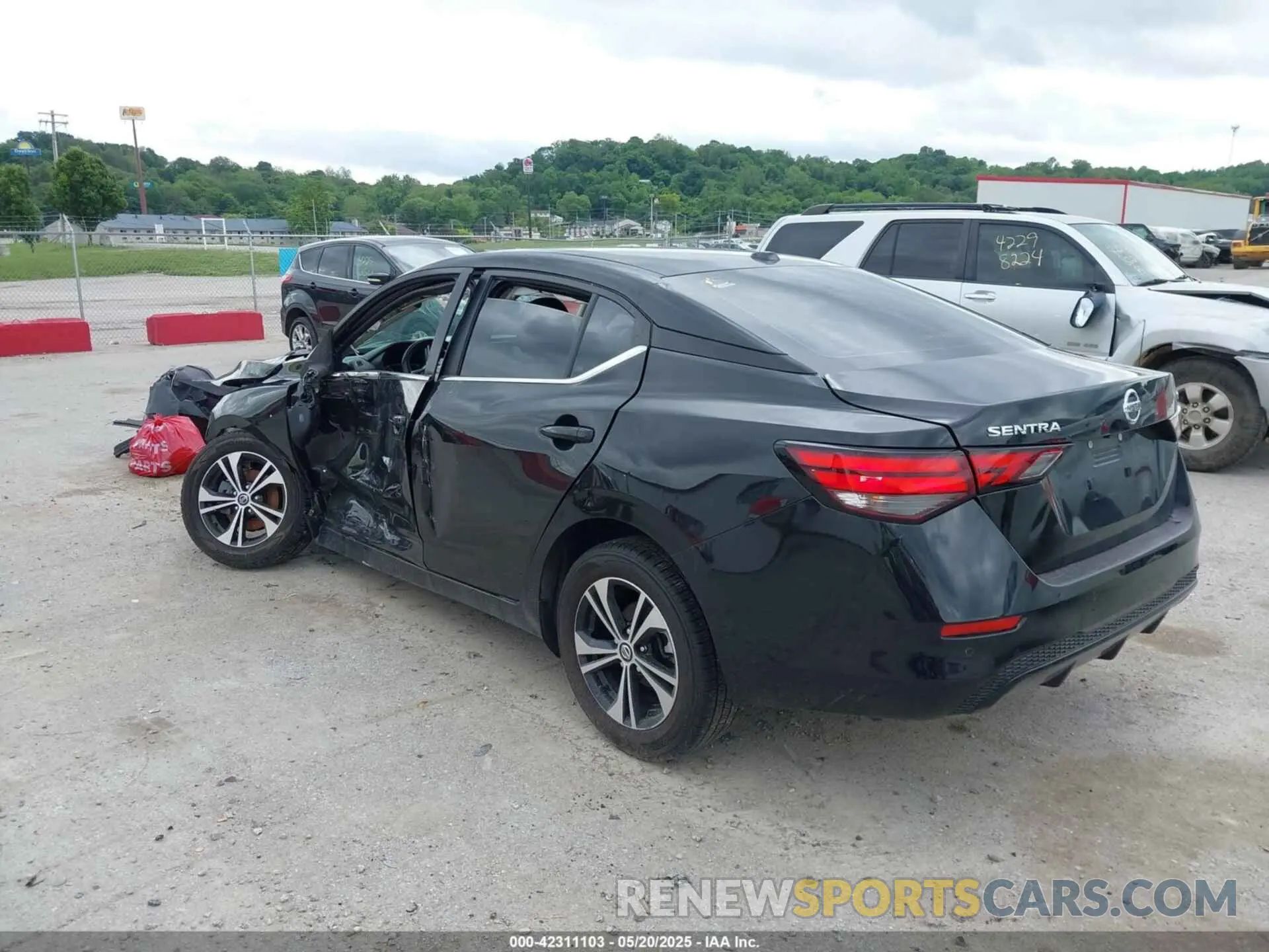 3 Photograph of a damaged car 3N1AB8CV0MY253385 NISSAN SENTRA 2021