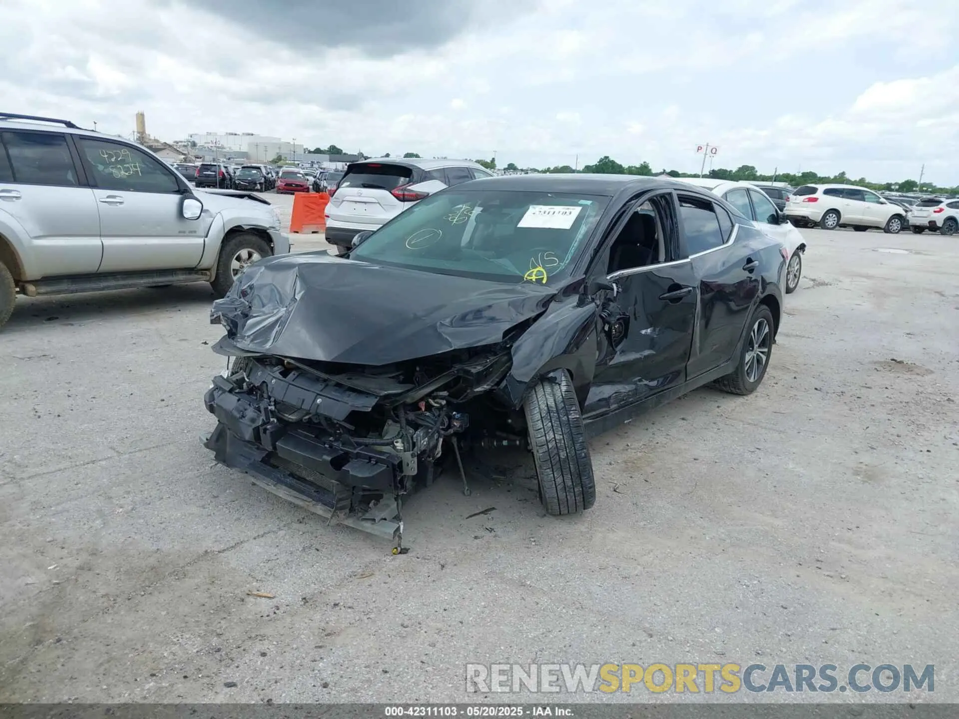 6 Photograph of a damaged car 3N1AB8CV0MY253385 NISSAN SENTRA 2021