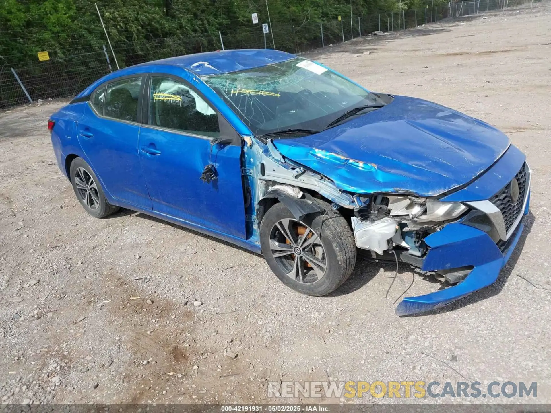 1 Photograph of a damaged car 3N1AB8CV0MY271062 NISSAN SENTRA 2021