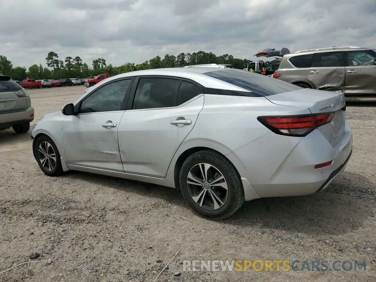 2 Photograph of a damaged car 3N1AB8CV0MY304741 NISSAN SENTRA 2021
