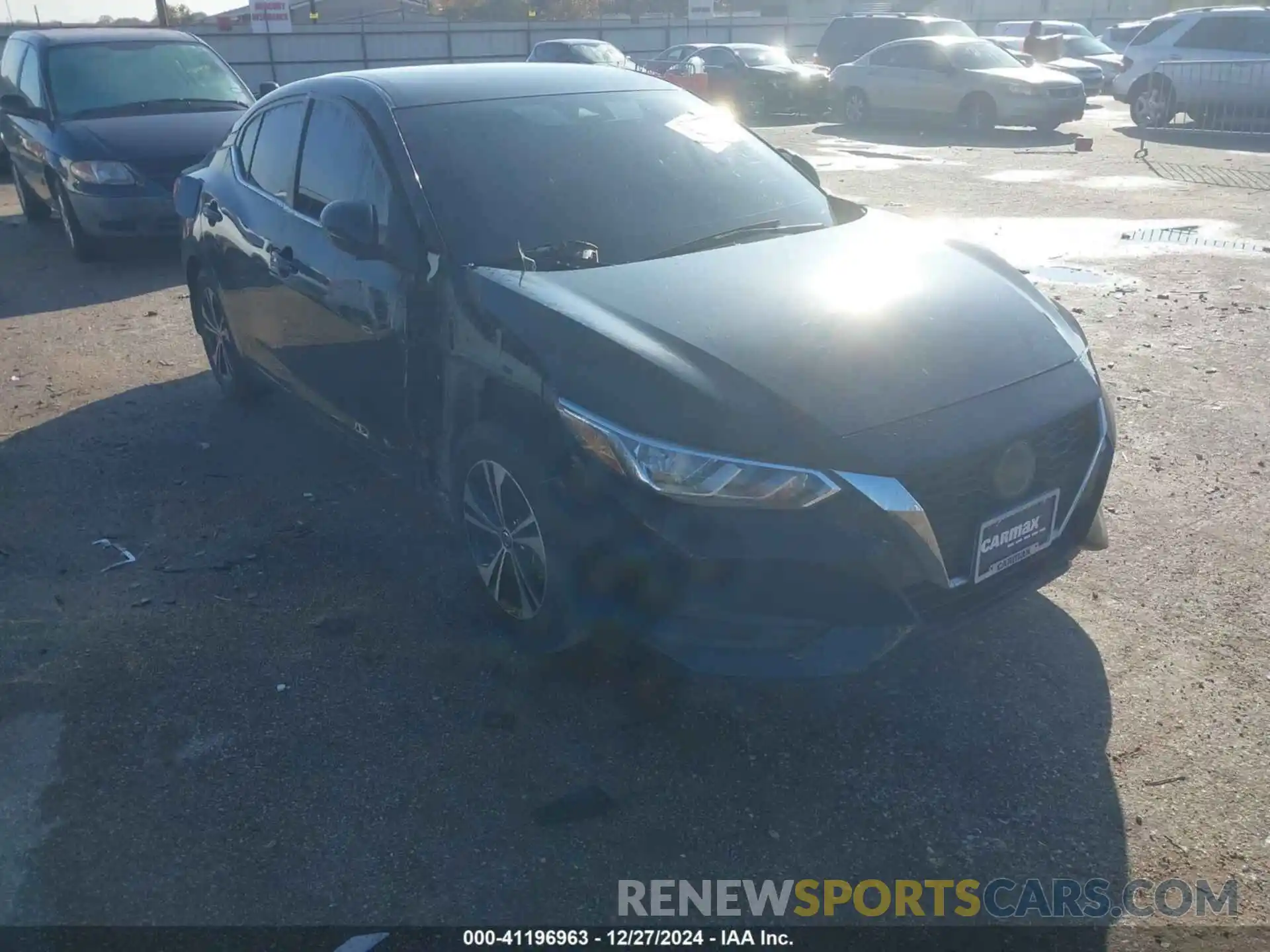 1 Photograph of a damaged car 3N1AB8CV0MY308109 NISSAN SENTRA 2021