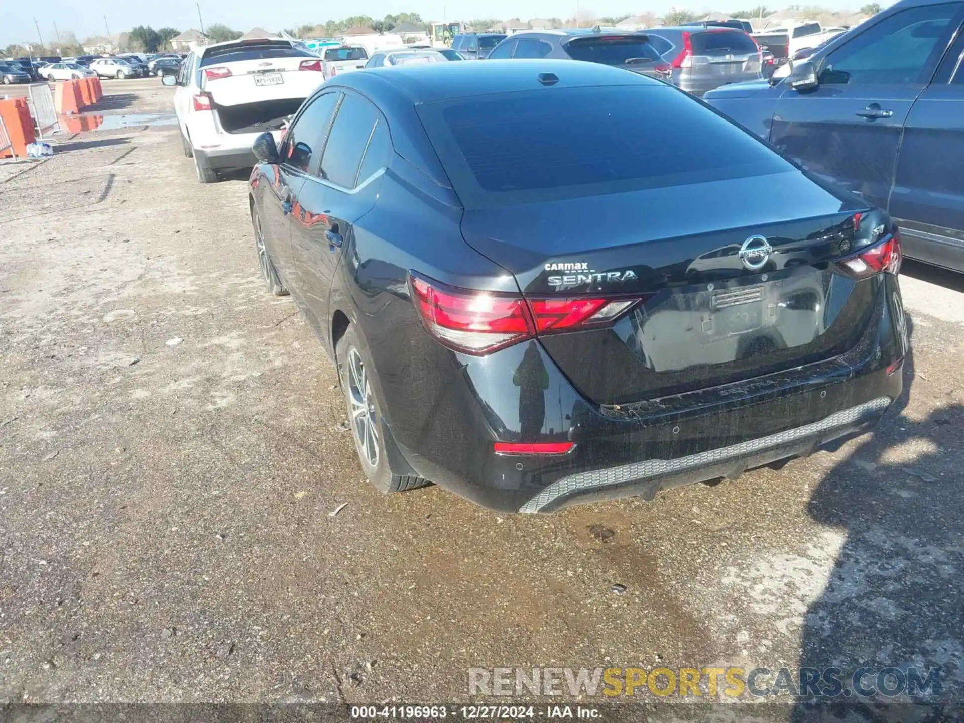 3 Photograph of a damaged car 3N1AB8CV0MY308109 NISSAN SENTRA 2021