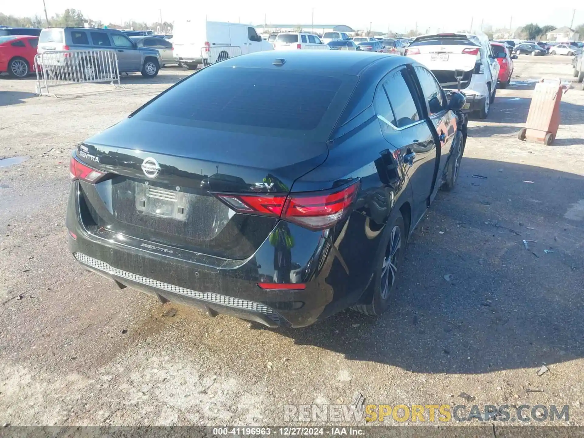 4 Photograph of a damaged car 3N1AB8CV0MY308109 NISSAN SENTRA 2021