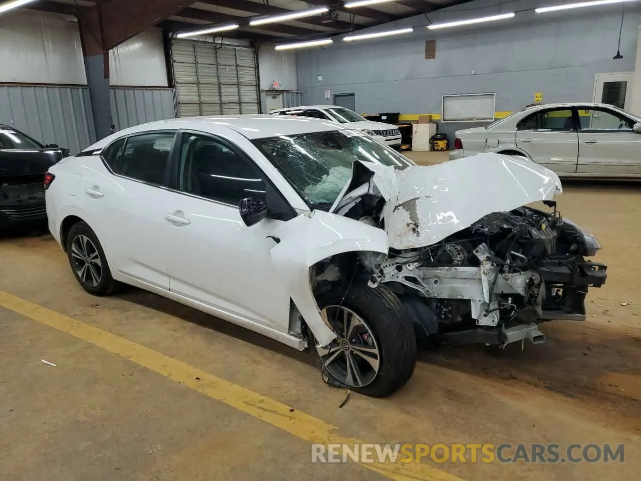4 Photograph of a damaged car 3N1AB8CV0MY317313 NISSAN SENTRA 2021