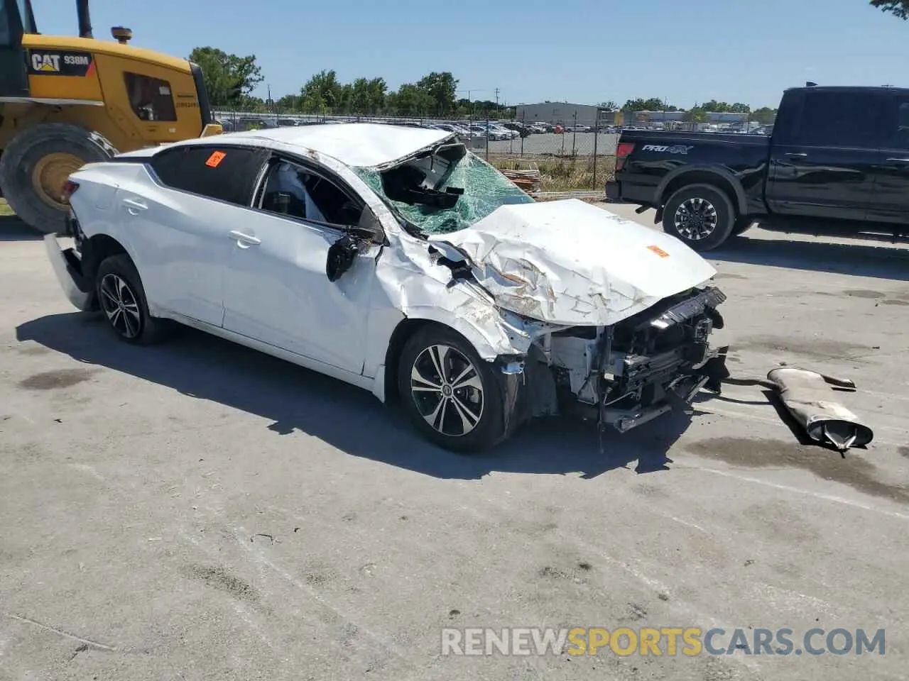 4 Photograph of a damaged car 3N1AB8CV0MY326013 NISSAN SENTRA 2021