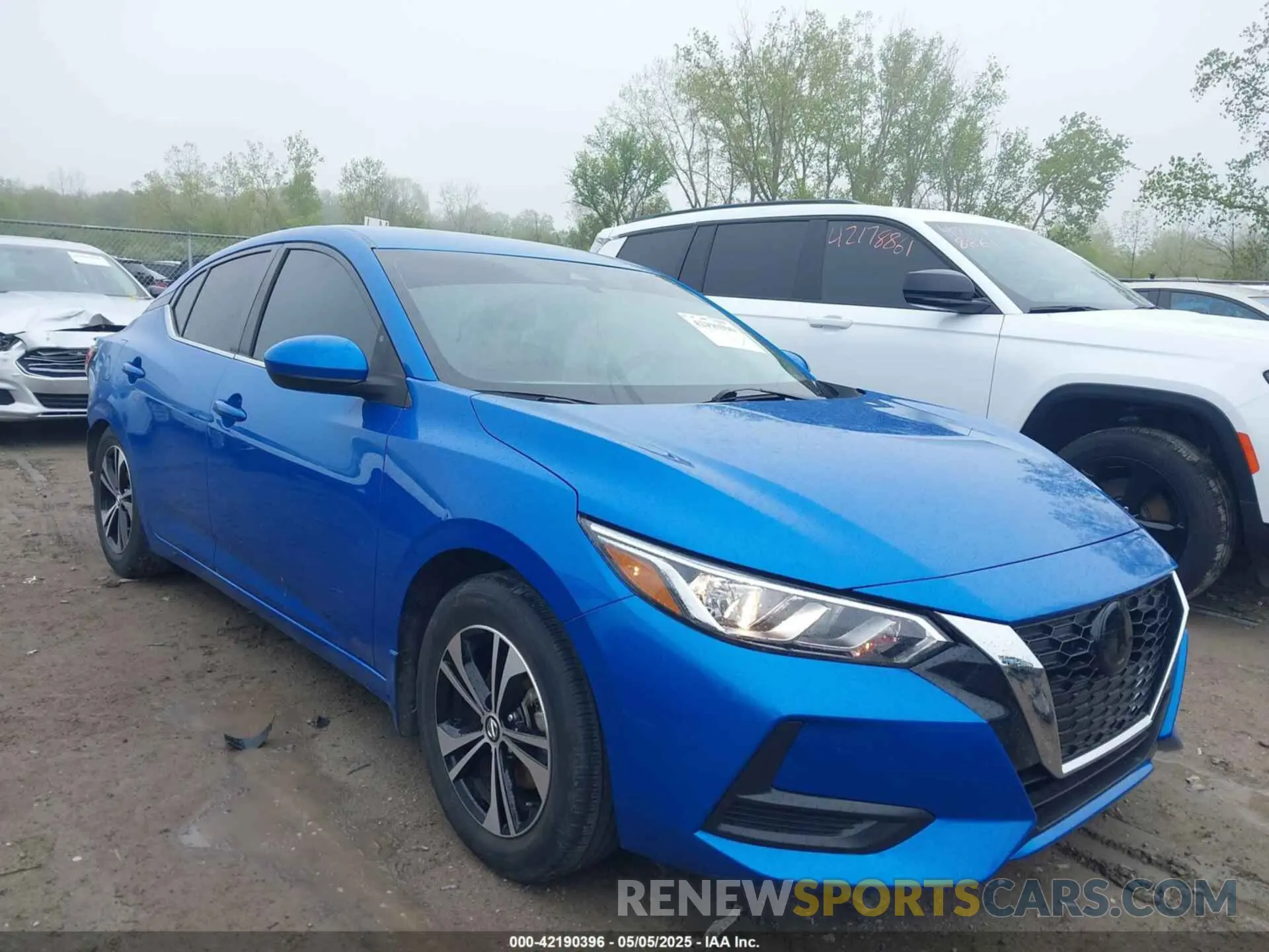 1 Photograph of a damaged car 3N1AB8CV0MY330630 NISSAN SENTRA 2021