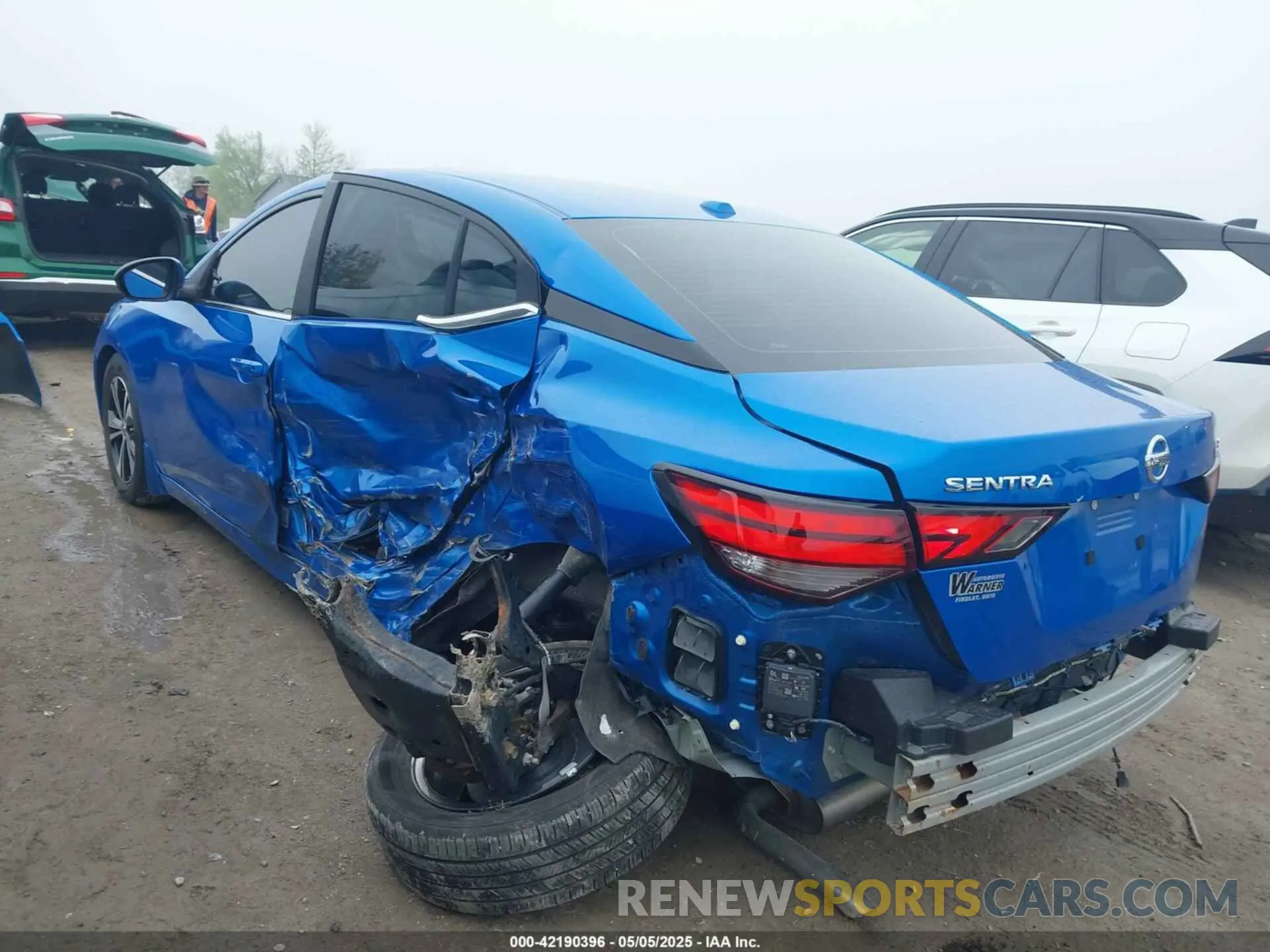 3 Photograph of a damaged car 3N1AB8CV0MY330630 NISSAN SENTRA 2021