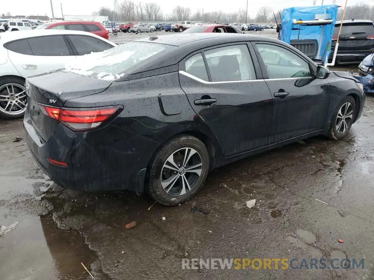 3 Photograph of a damaged car 3N1AB8CV1MY203790 NISSAN SENTRA 2021