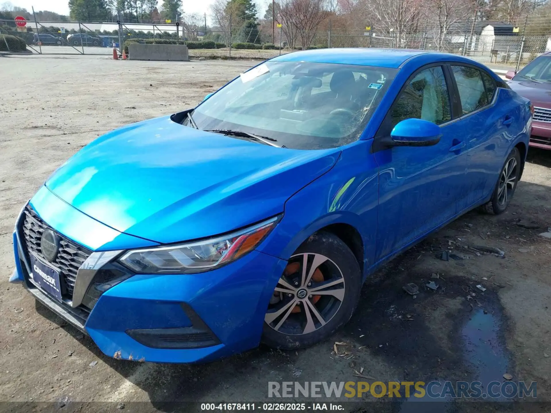 2 Photograph of a damaged car 3N1AB8CV1MY204499 NISSAN SENTRA 2021
