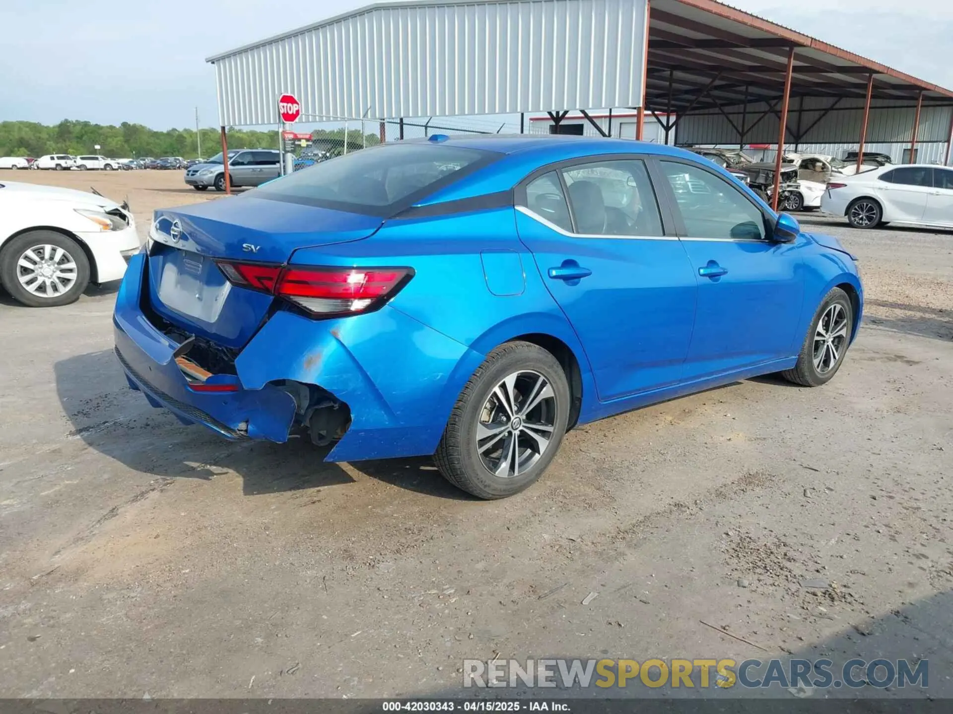 4 Photograph of a damaged car 3N1AB8CV1MY223800 NISSAN SENTRA 2021