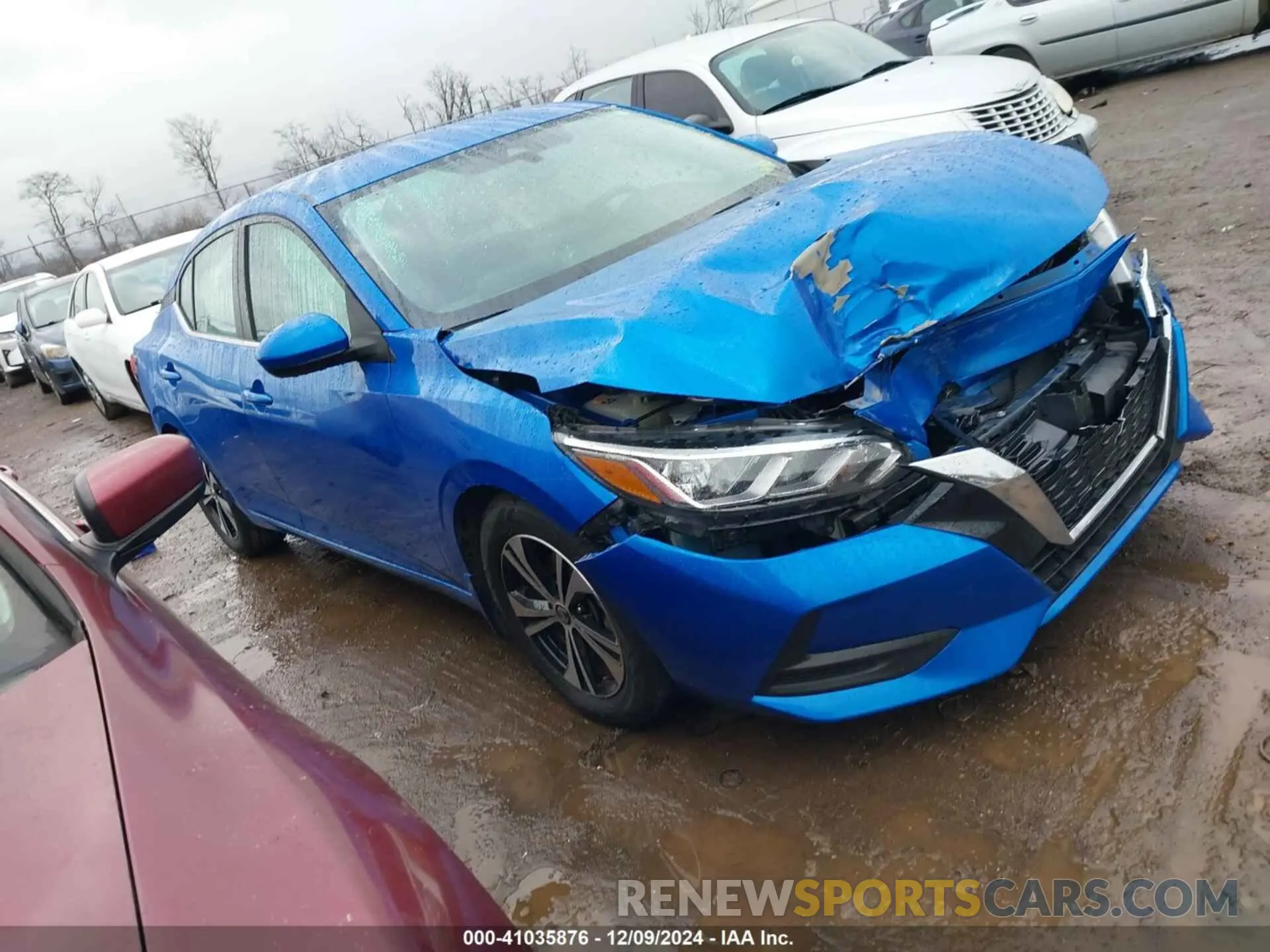 1 Photograph of a damaged car 3N1AB8CV1MY240435 NISSAN SENTRA 2021