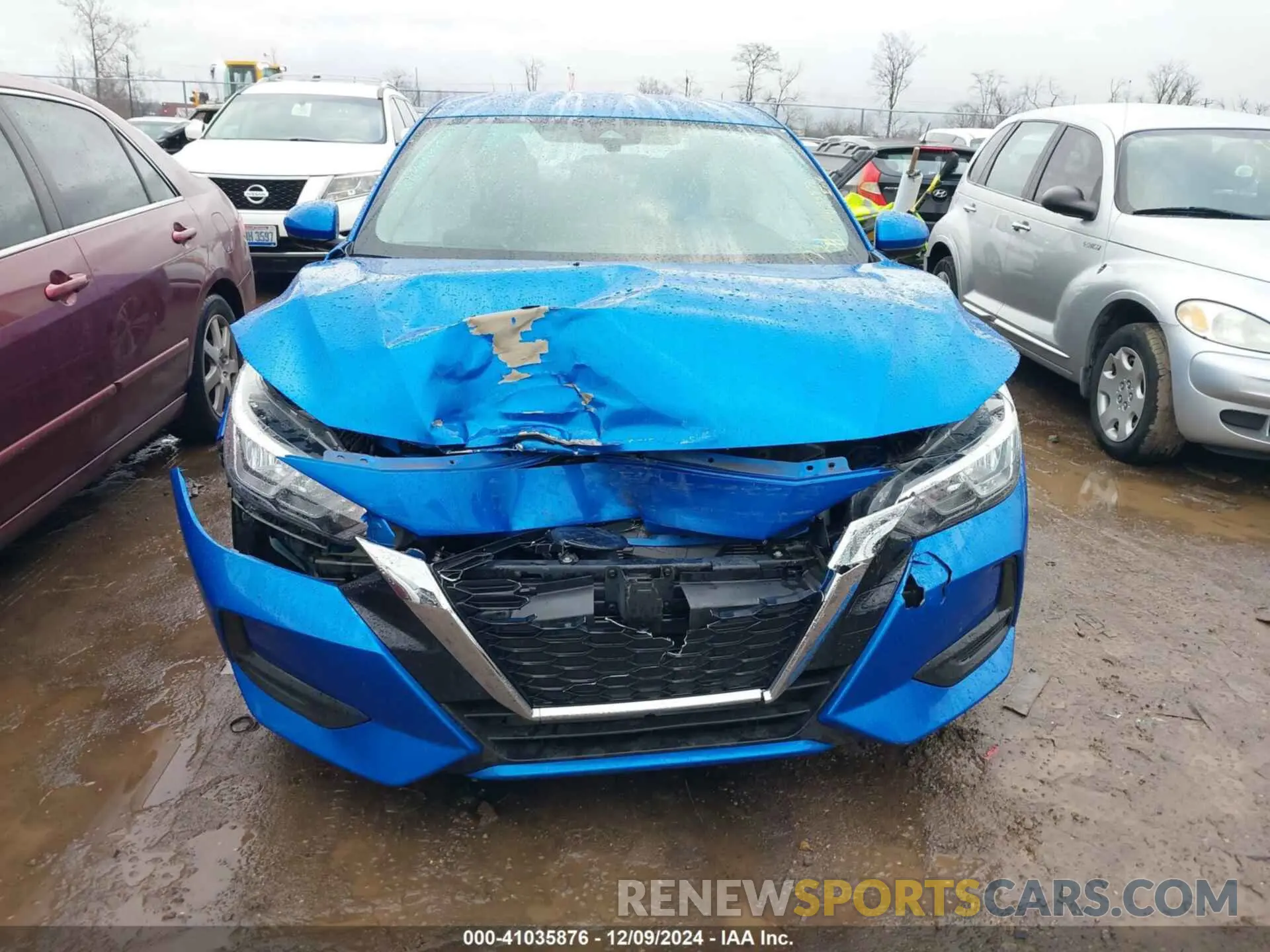 12 Photograph of a damaged car 3N1AB8CV1MY240435 NISSAN SENTRA 2021