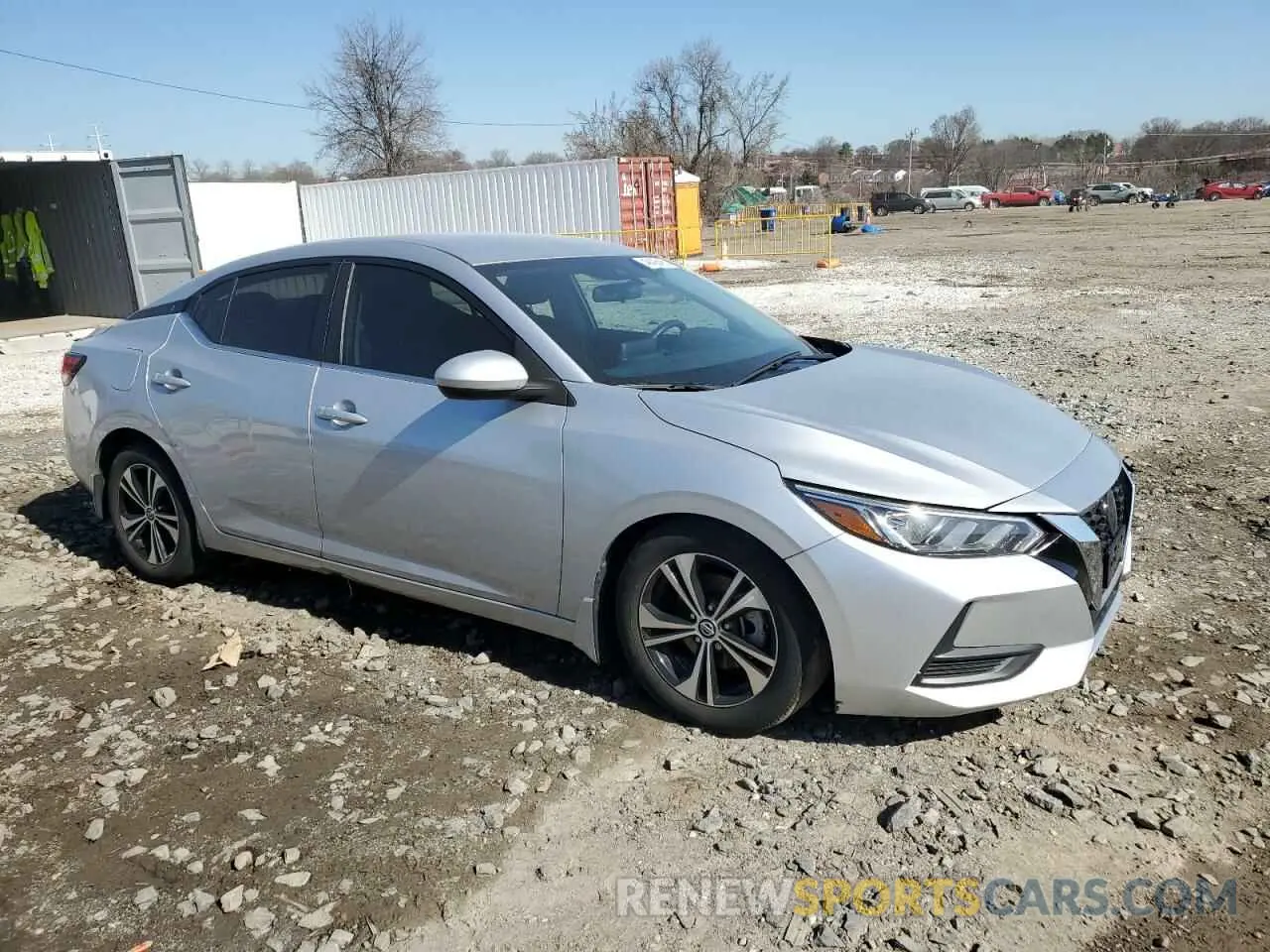 4 Photograph of a damaged car 3N1AB8CV1MY255467 NISSAN SENTRA 2021