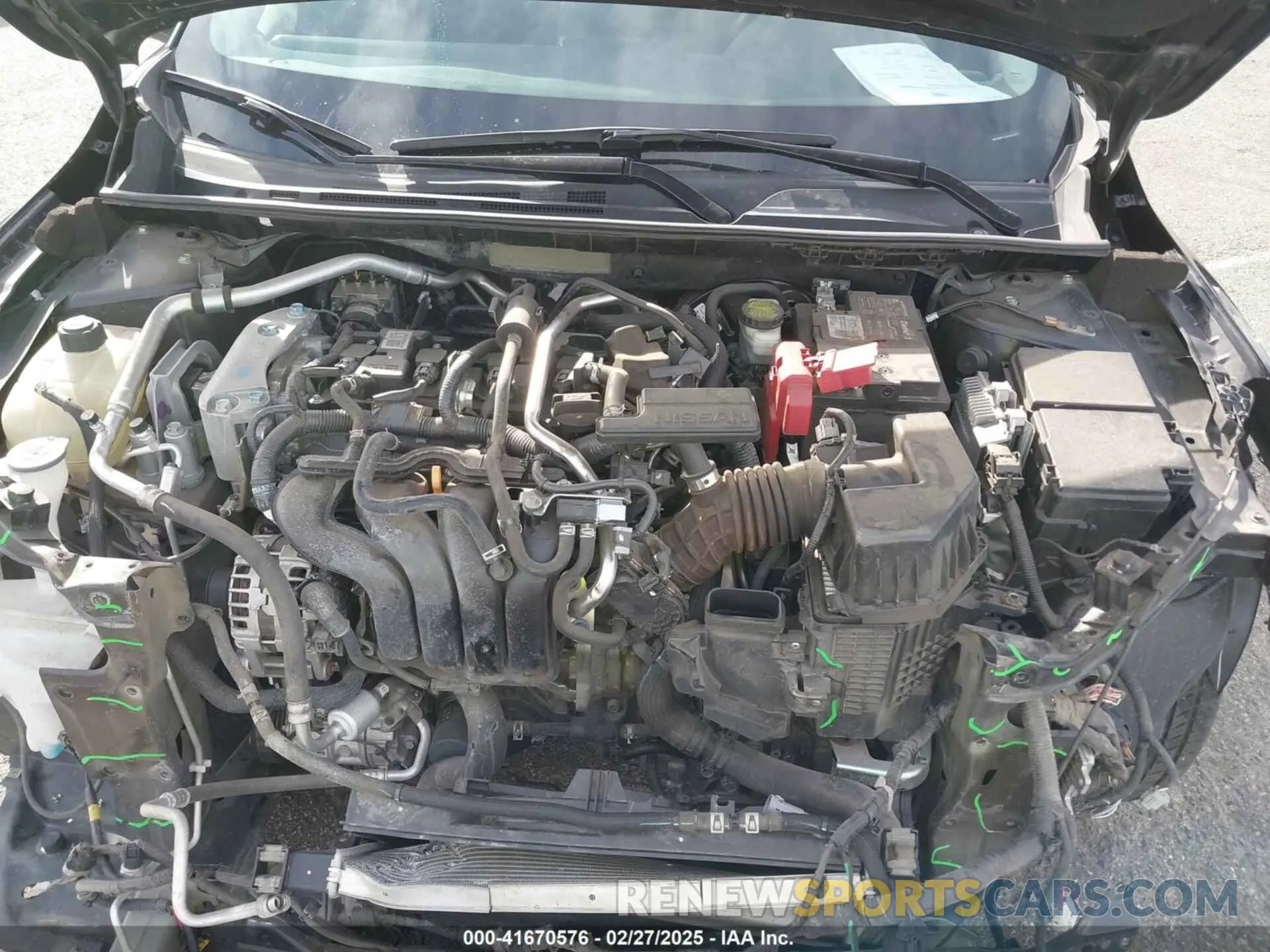 10 Photograph of a damaged car 3N1AB8CV1MY274102 NISSAN SENTRA 2021