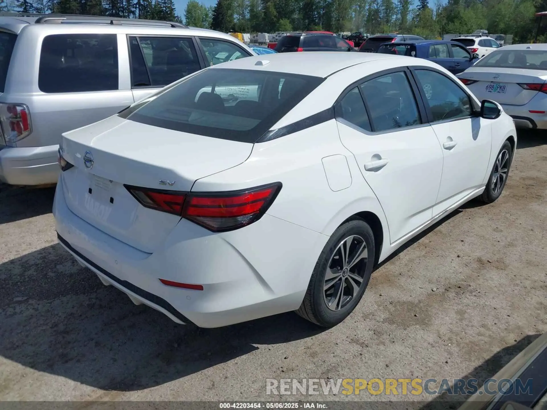 4 Photograph of a damaged car 3N1AB8CV1MY285892 NISSAN SENTRA 2021