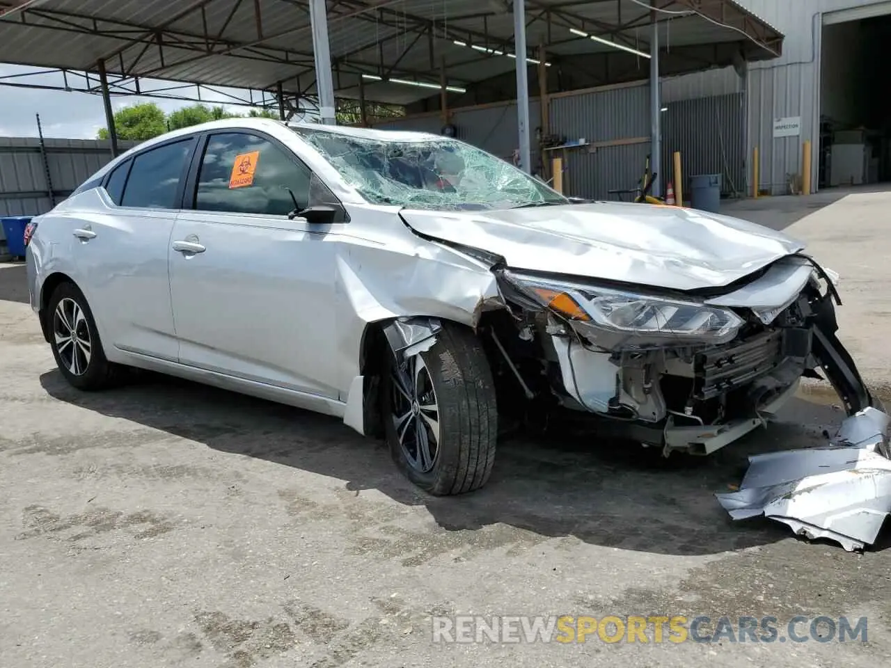 4 Photograph of a damaged car 3N1AB8CV1MY288484 NISSAN SENTRA 2021