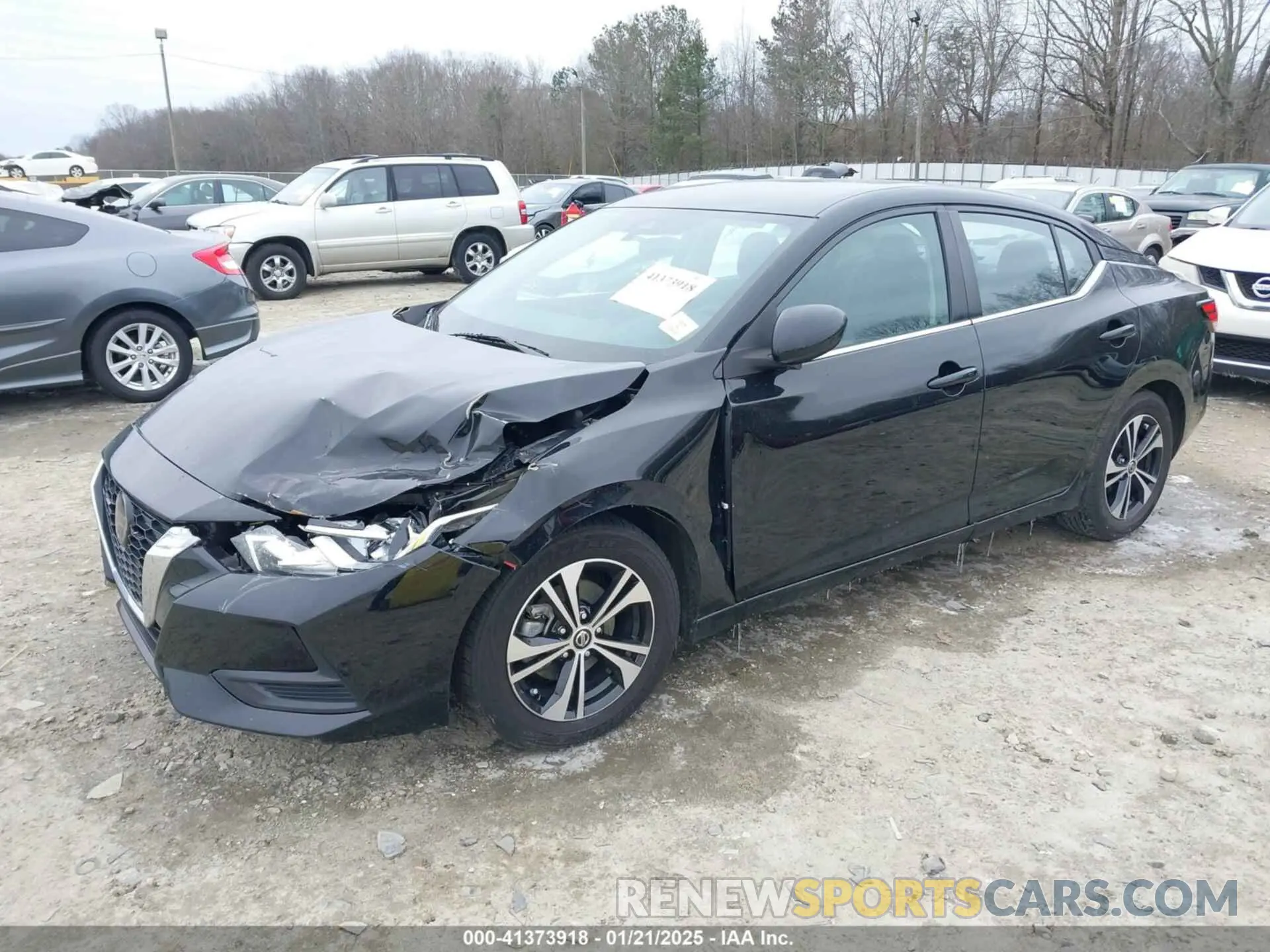 2 Photograph of a damaged car 3N1AB8CV1MY292566 NISSAN SENTRA 2021