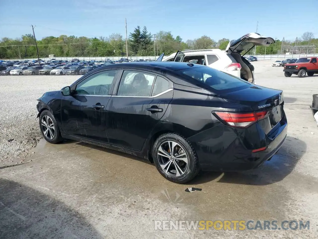 2 Photograph of a damaged car 3N1AB8CV1MY295869 NISSAN SENTRA 2021
