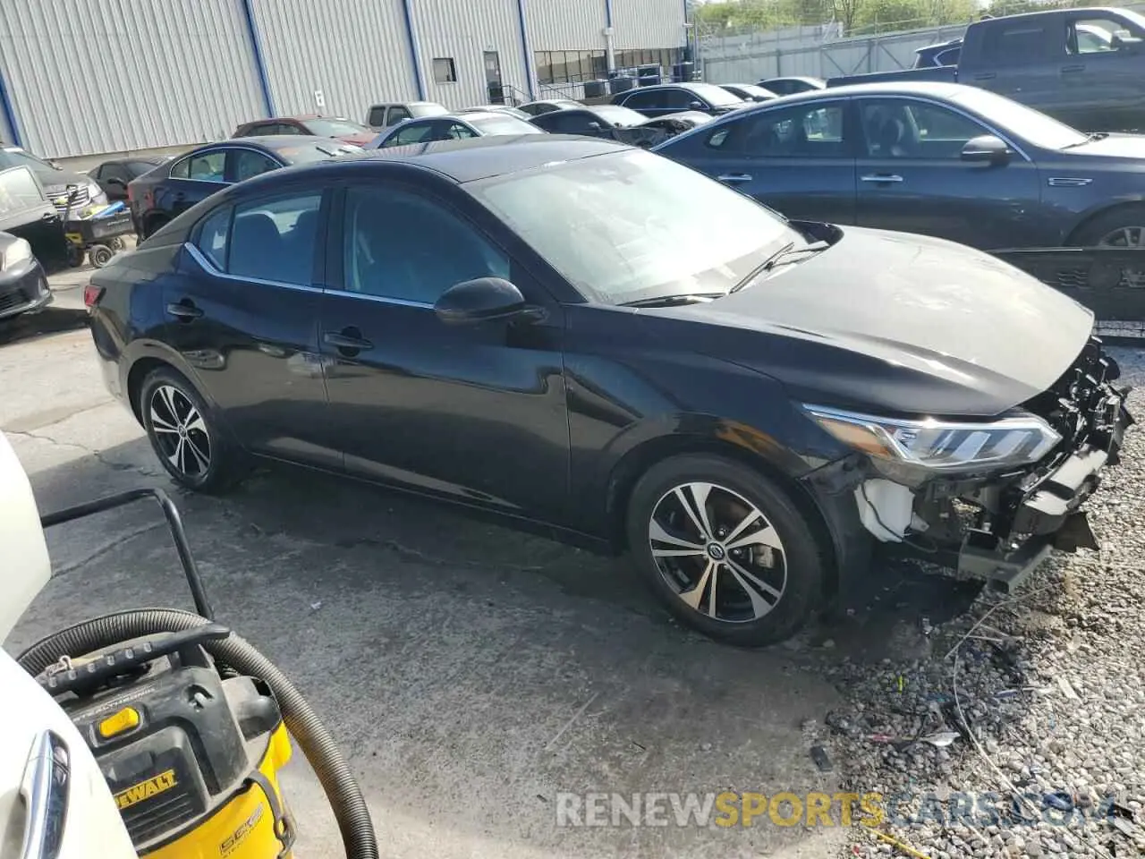 4 Photograph of a damaged car 3N1AB8CV1MY295869 NISSAN SENTRA 2021