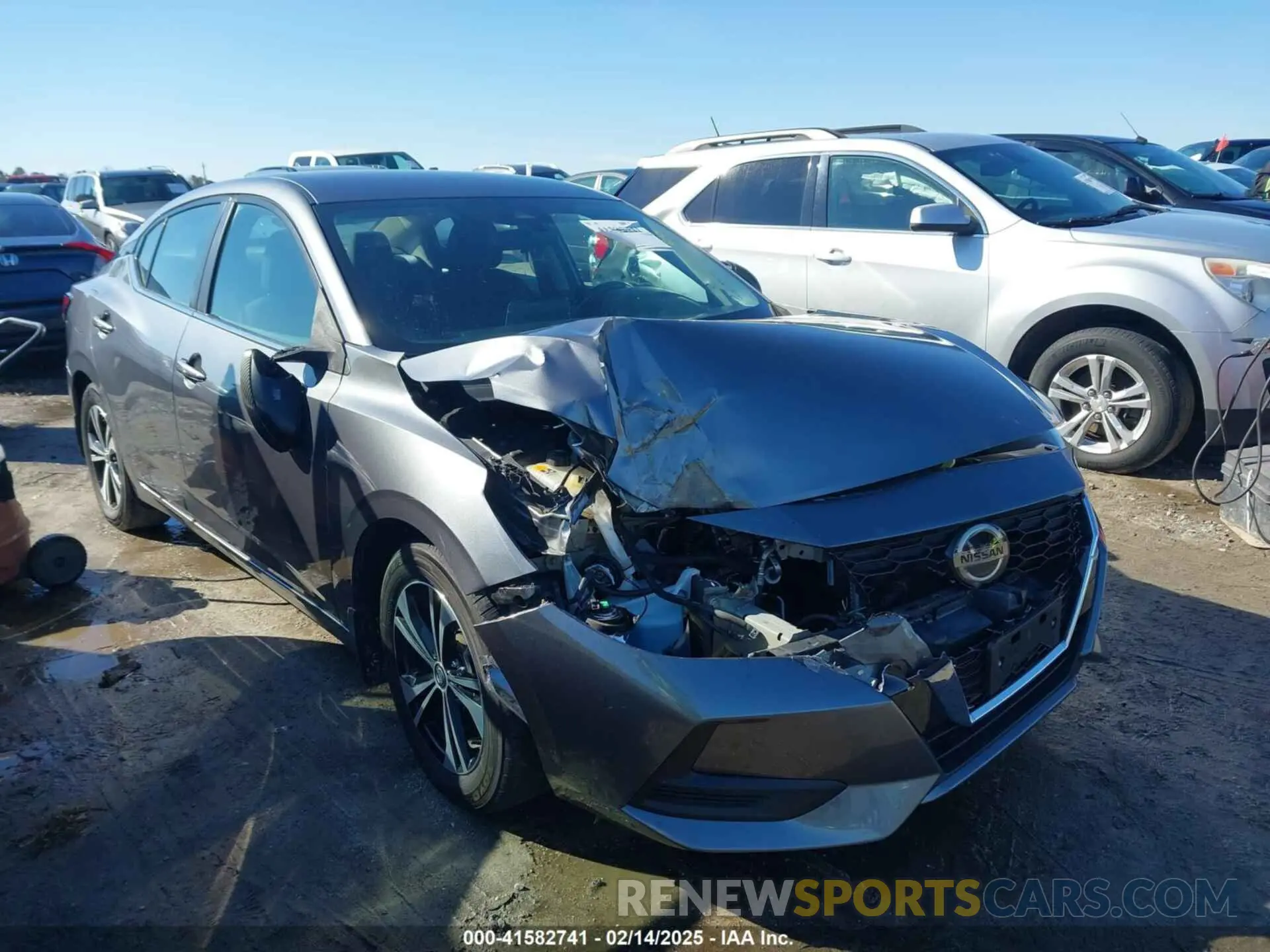 1 Photograph of a damaged car 3N1AB8CV1MY298058 NISSAN SENTRA 2021