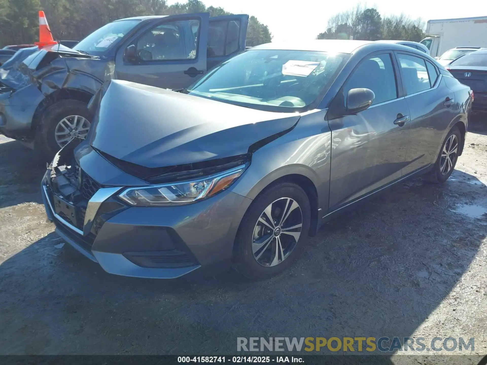 2 Photograph of a damaged car 3N1AB8CV1MY298058 NISSAN SENTRA 2021