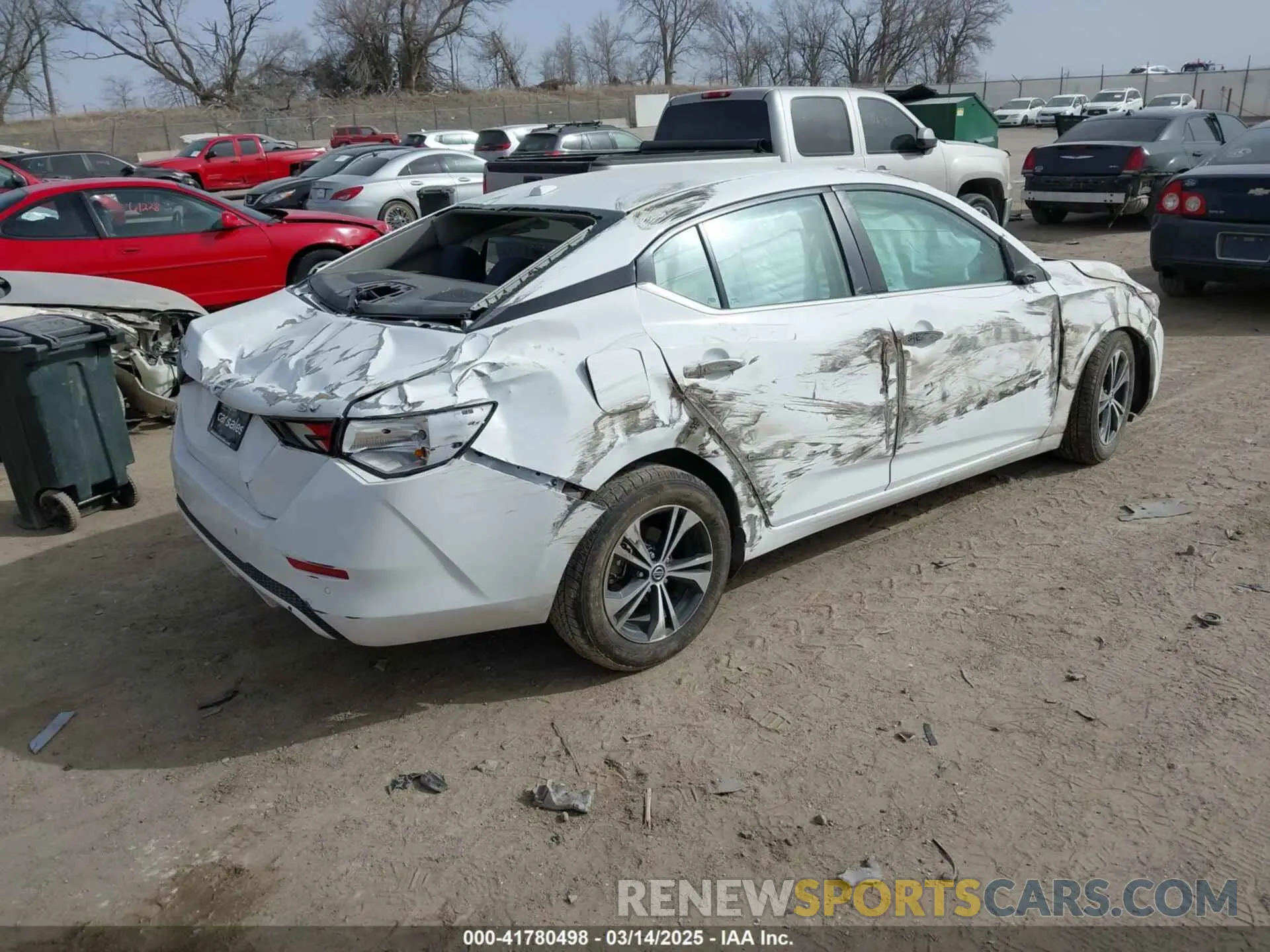 4 Photograph of a damaged car 3N1AB8CV1MY301024 NISSAN SENTRA 2021