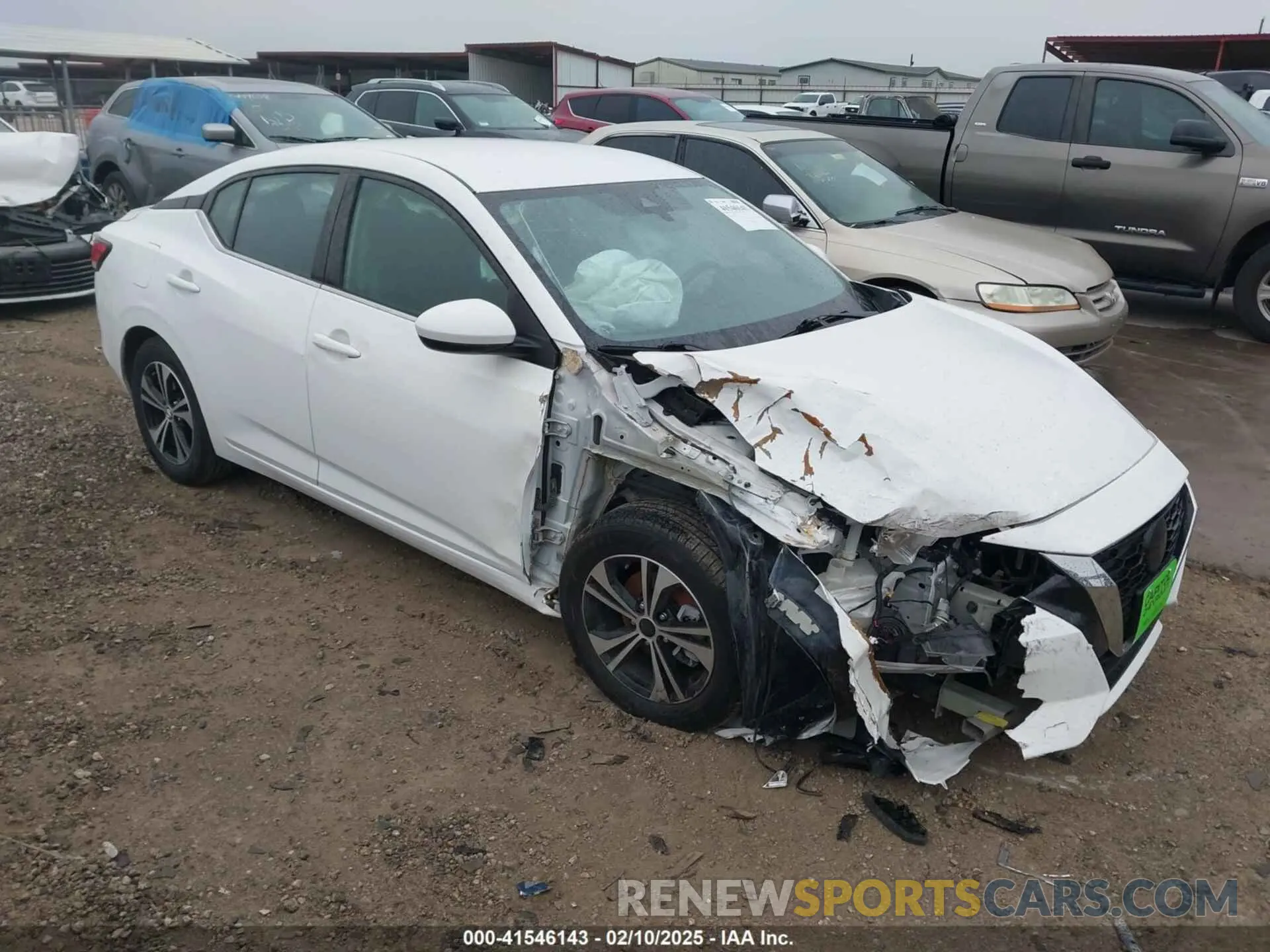 1 Photograph of a damaged car 3N1AB8CV1MY308054 NISSAN SENTRA 2021