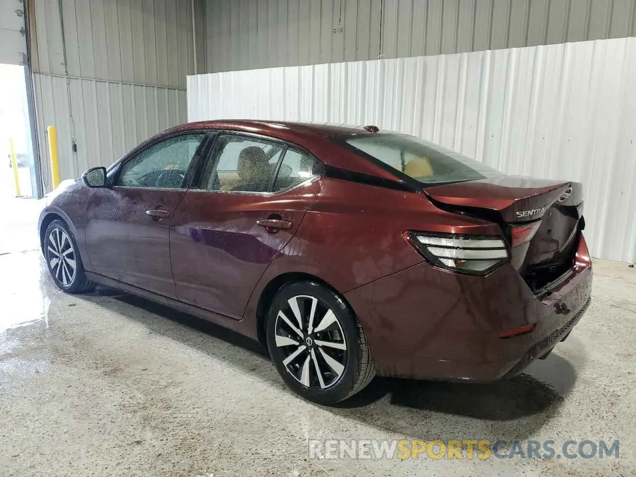 2 Photograph of a damaged car 3N1AB8CV1MY312685 NISSAN SENTRA 2021