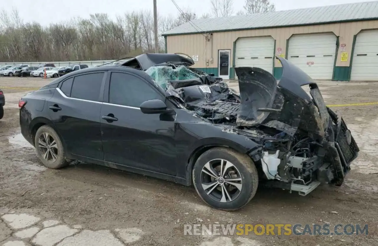 4 Photograph of a damaged car 3N1AB8CV1MY320866 NISSAN SENTRA 2021