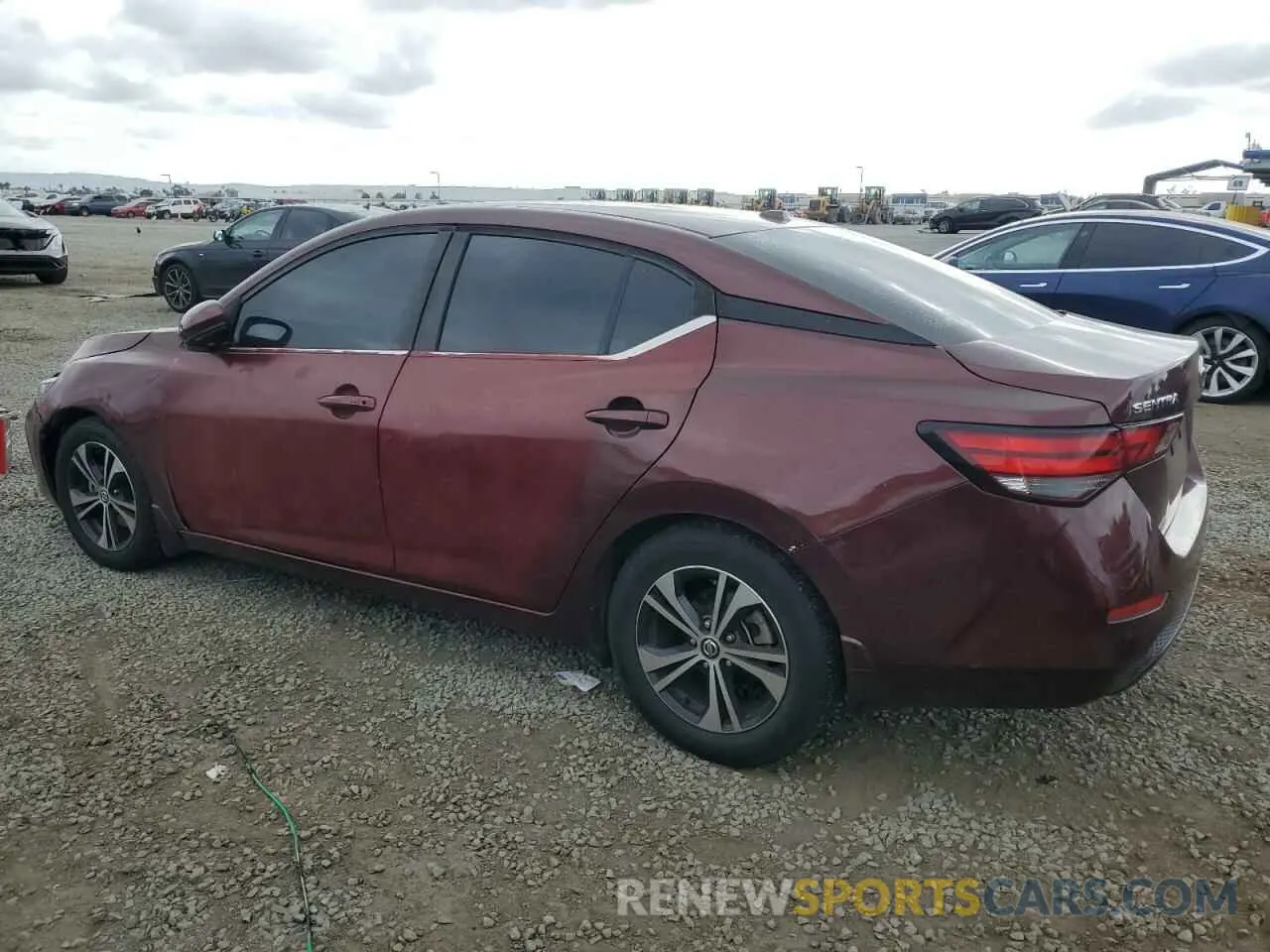 2 Photograph of a damaged car 3N1AB8CV2MY203846 NISSAN SENTRA 2021