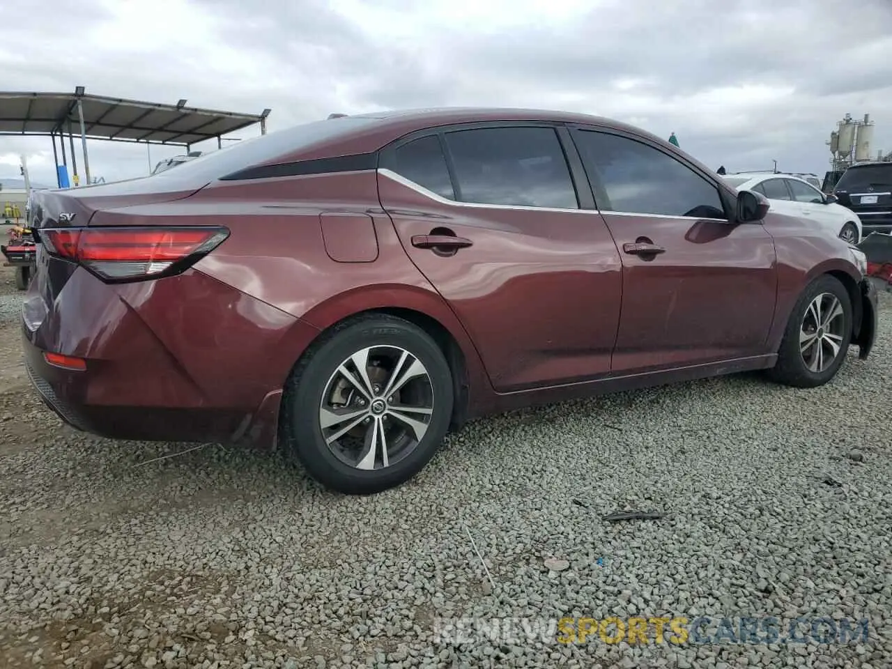 3 Photograph of a damaged car 3N1AB8CV2MY203846 NISSAN SENTRA 2021