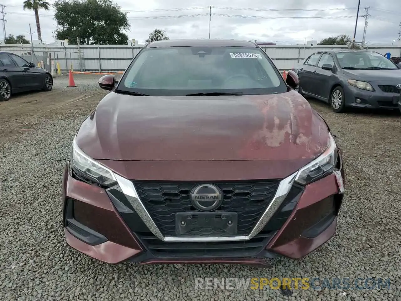 5 Photograph of a damaged car 3N1AB8CV2MY203846 NISSAN SENTRA 2021