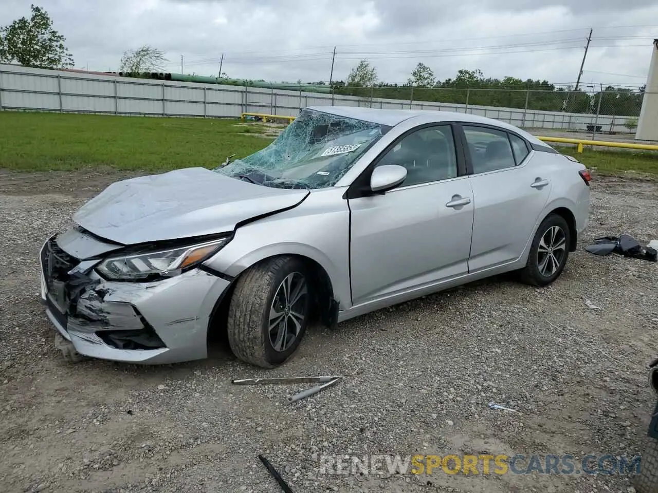 1 Photograph of a damaged car 3N1AB8CV2MY218024 NISSAN SENTRA 2021