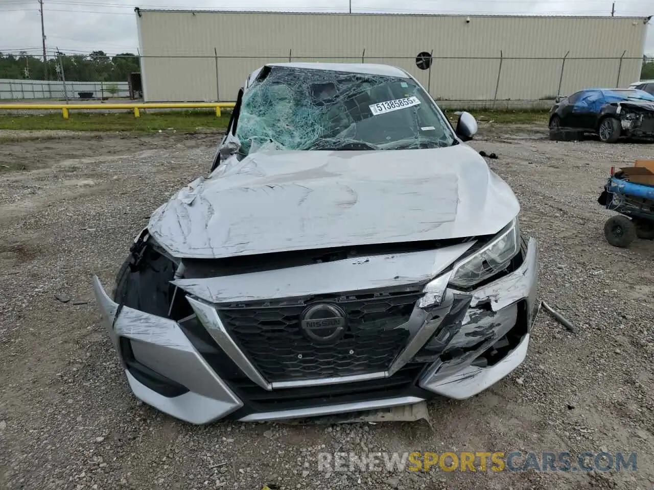 5 Photograph of a damaged car 3N1AB8CV2MY218024 NISSAN SENTRA 2021