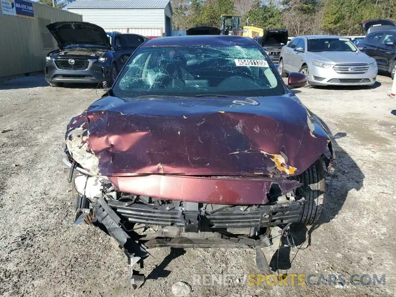 5 Photograph of a damaged car 3N1AB8CV2MY238385 NISSAN SENTRA 2021