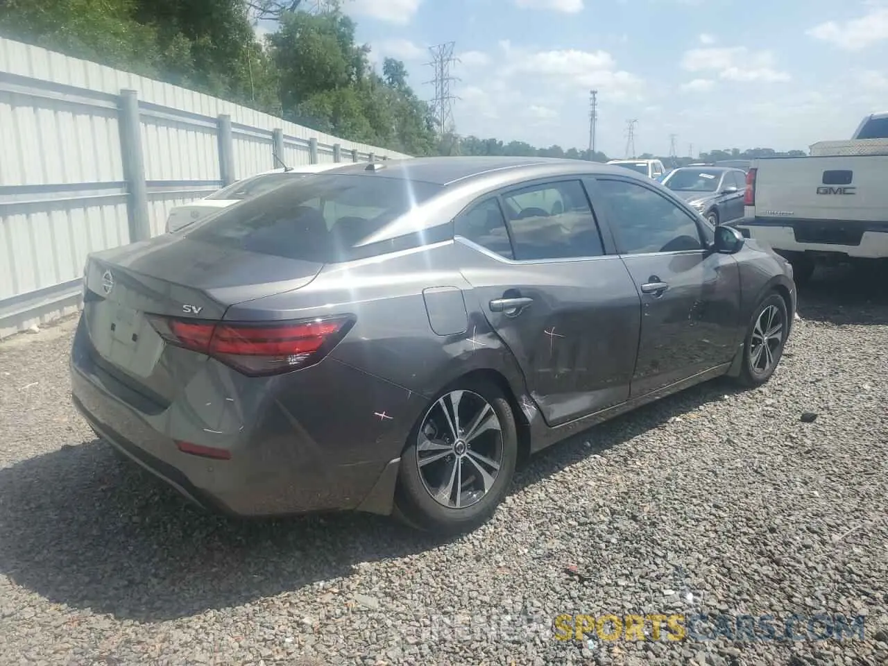3 Photograph of a damaged car 3N1AB8CV2MY259267 NISSAN SENTRA 2021