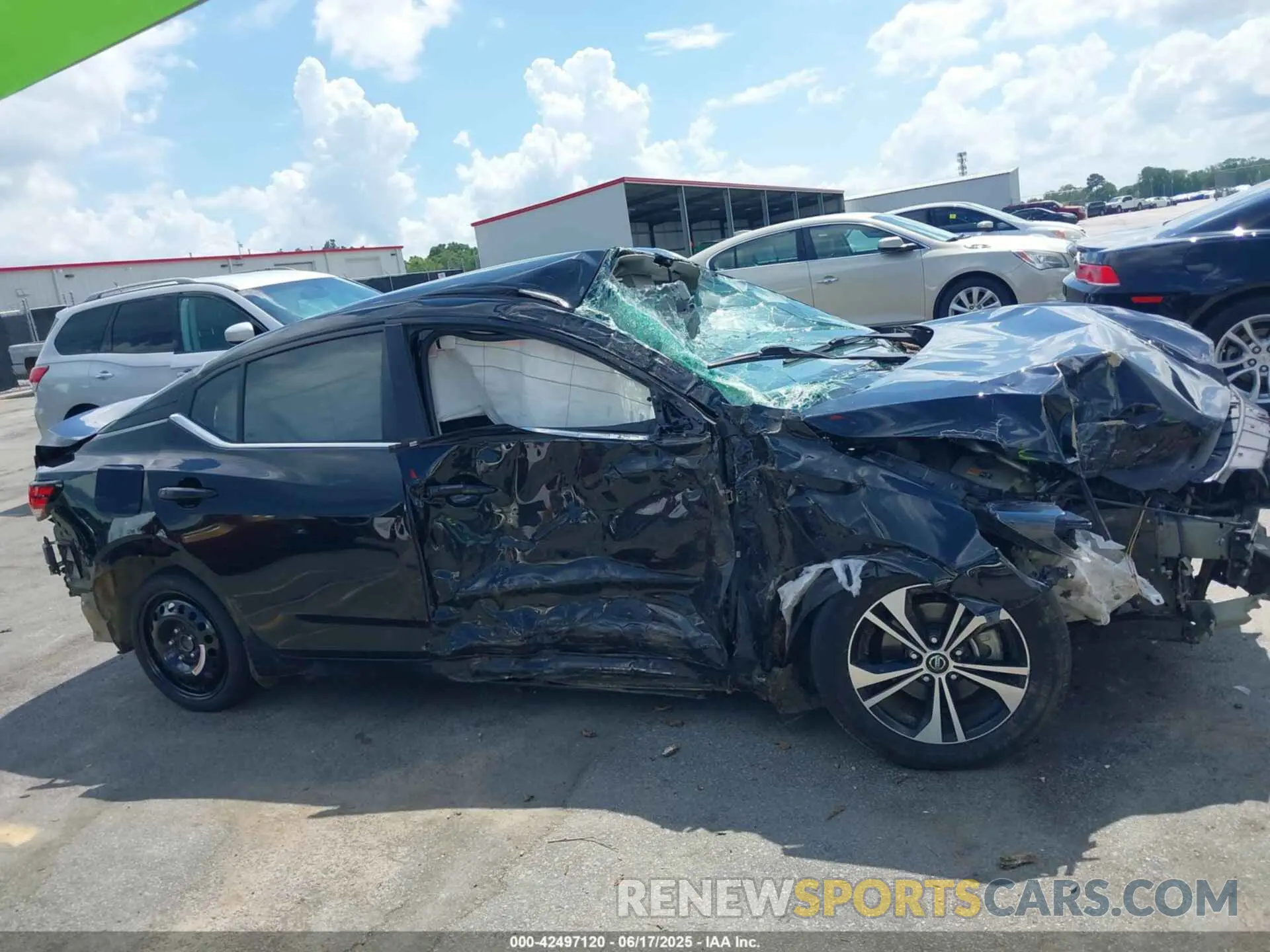 14 Photograph of a damaged car 3N1AB8CV2MY263786 NISSAN SENTRA 2021