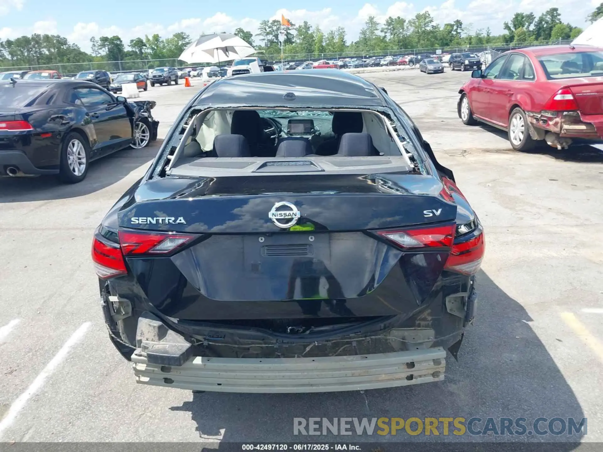 17 Photograph of a damaged car 3N1AB8CV2MY263786 NISSAN SENTRA 2021