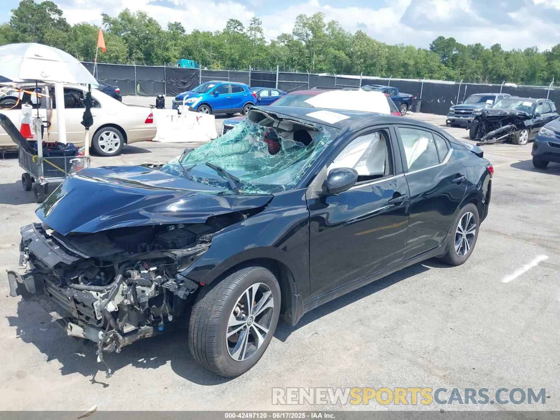 2 Photograph of a damaged car 3N1AB8CV2MY263786 NISSAN SENTRA 2021