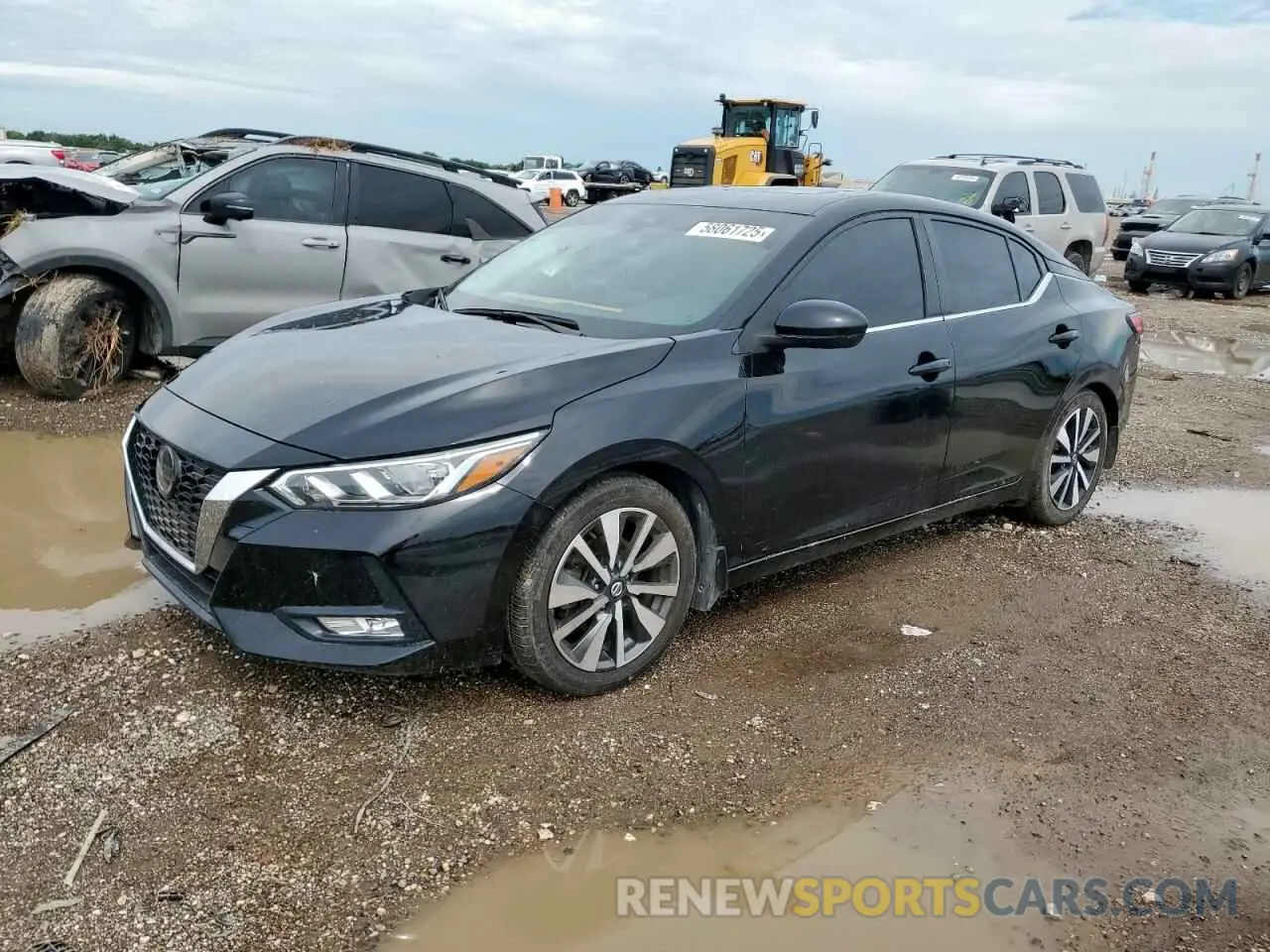 1 Photograph of a damaged car 3N1AB8CV2MY264131 NISSAN SENTRA 2021