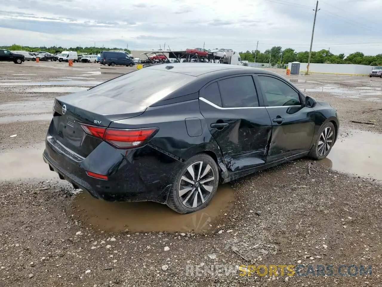 3 Photograph of a damaged car 3N1AB8CV2MY264131 NISSAN SENTRA 2021