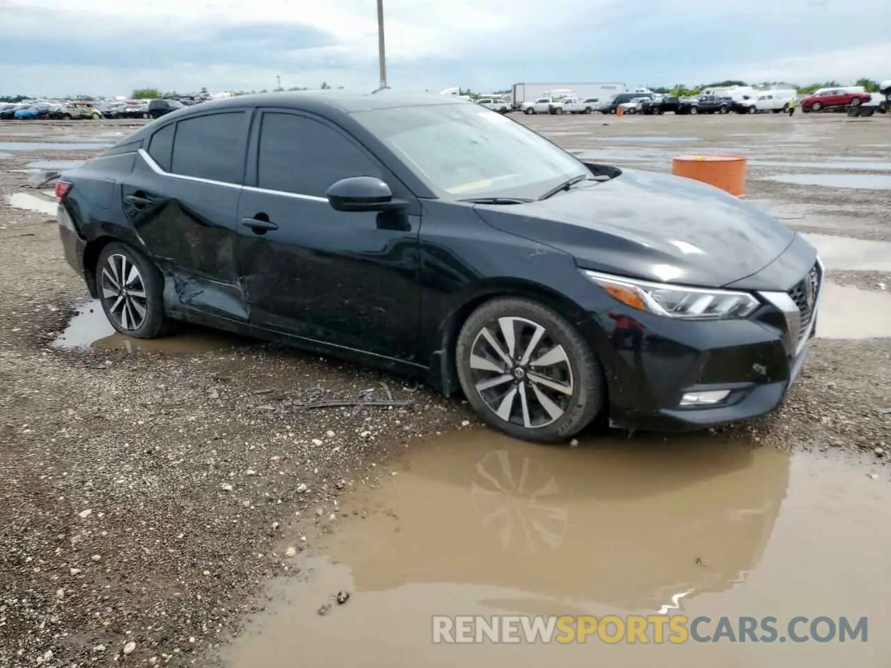 4 Photograph of a damaged car 3N1AB8CV2MY264131 NISSAN SENTRA 2021