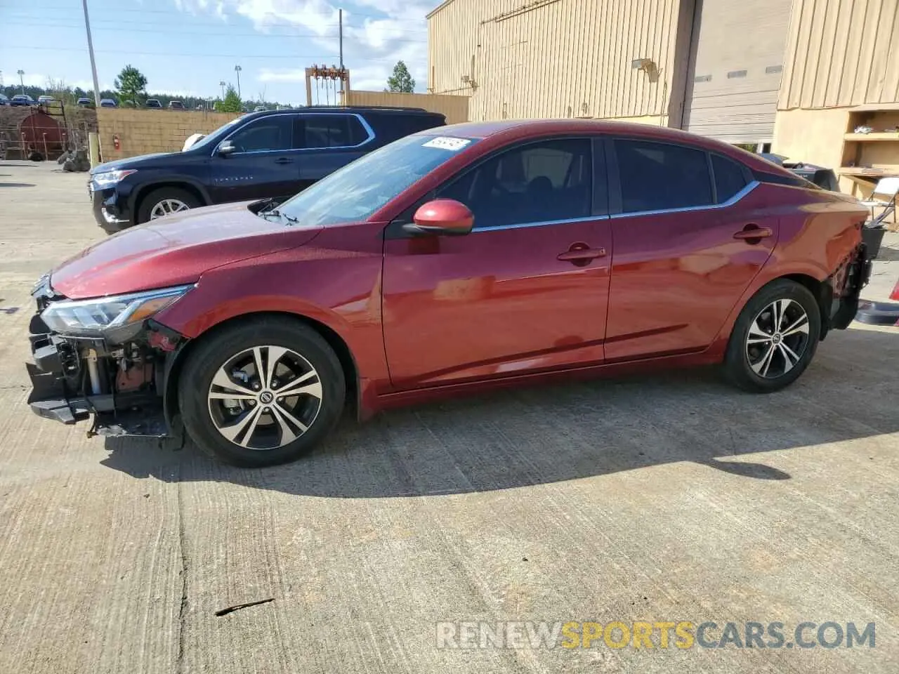 1 Photograph of a damaged car 3N1AB8CV2MY266106 NISSAN SENTRA 2021