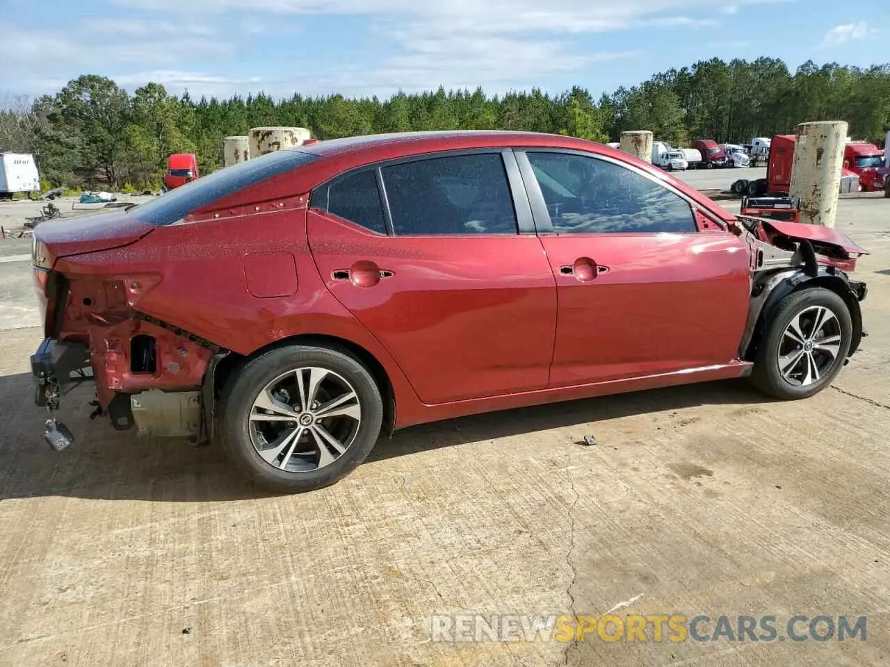 3 Photograph of a damaged car 3N1AB8CV2MY266106 NISSAN SENTRA 2021