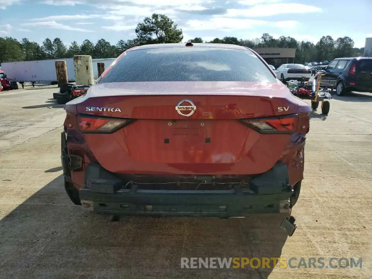 6 Photograph of a damaged car 3N1AB8CV2MY266106 NISSAN SENTRA 2021