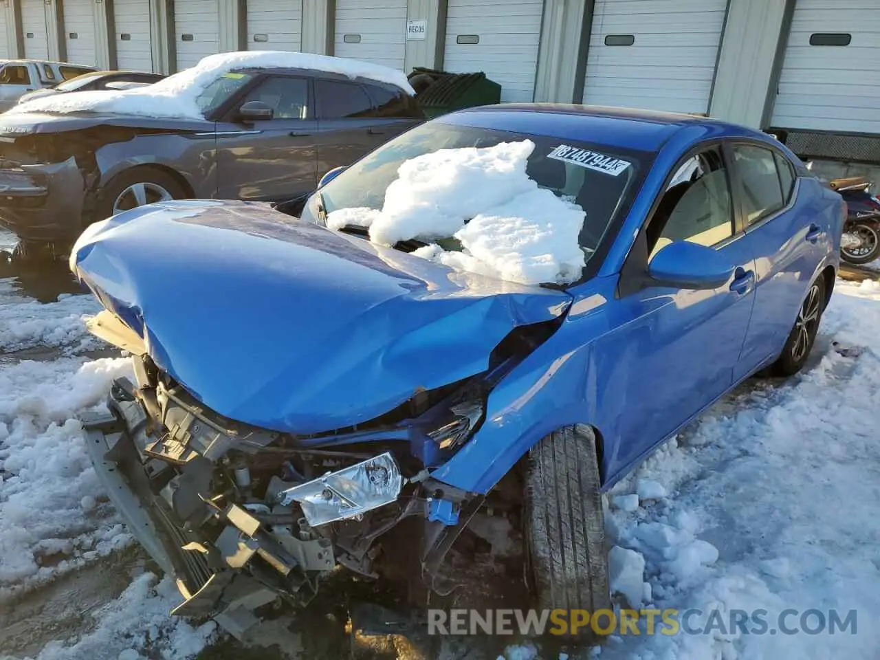 1 Photograph of a damaged car 3N1AB8CV2MY269653 NISSAN SENTRA 2021
