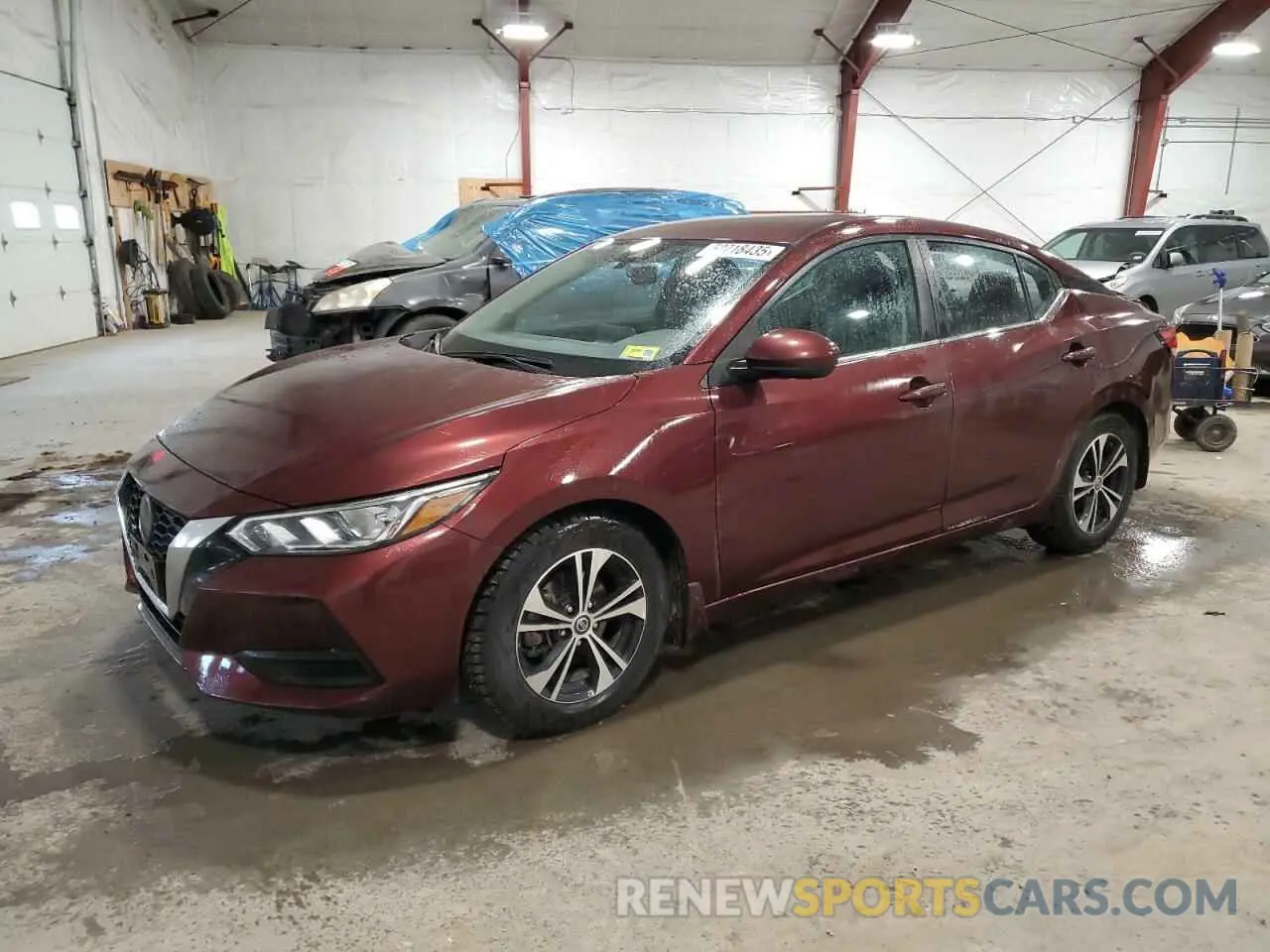 1 Photograph of a damaged car 3N1AB8CV2MY283326 NISSAN SENTRA 2021