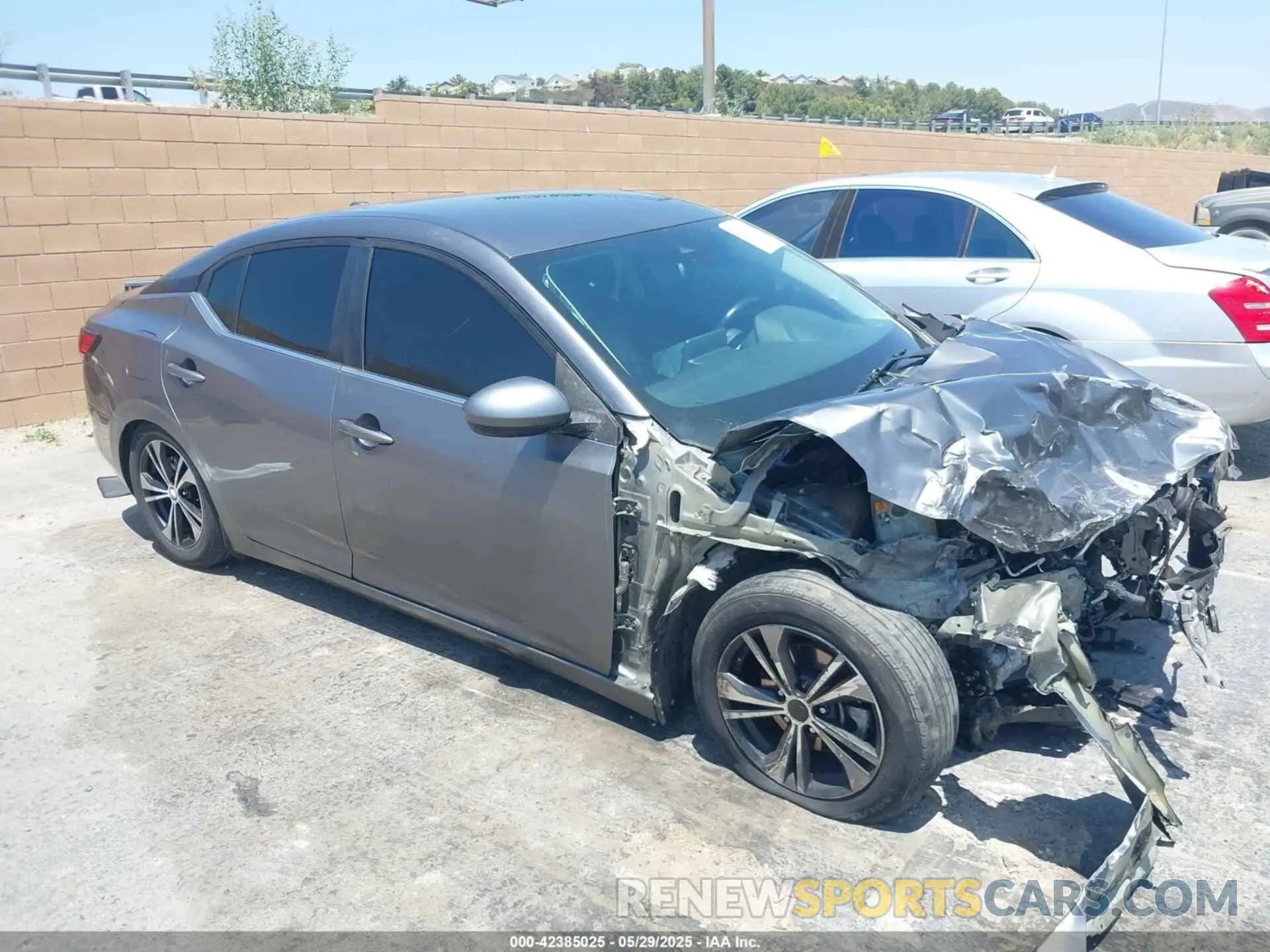 1 Photograph of a damaged car 3N1AB8CV2MY283522 NISSAN SENTRA 2021