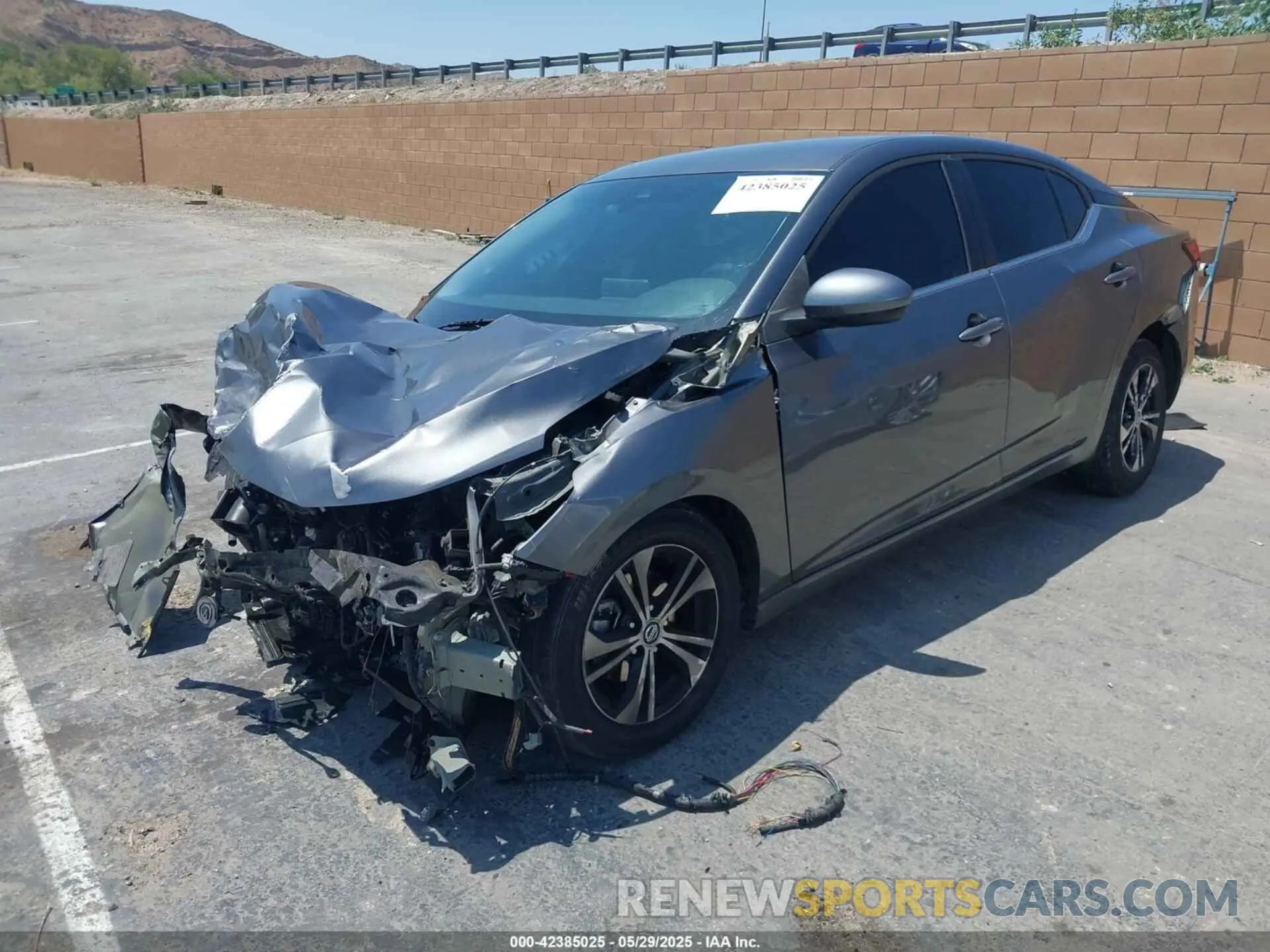 2 Photograph of a damaged car 3N1AB8CV2MY283522 NISSAN SENTRA 2021