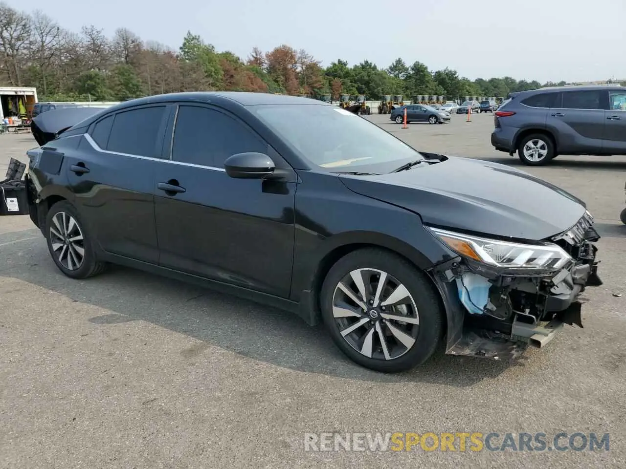 4 Photograph of a damaged car 3N1AB8CV2MY284962 NISSAN SENTRA 2021
